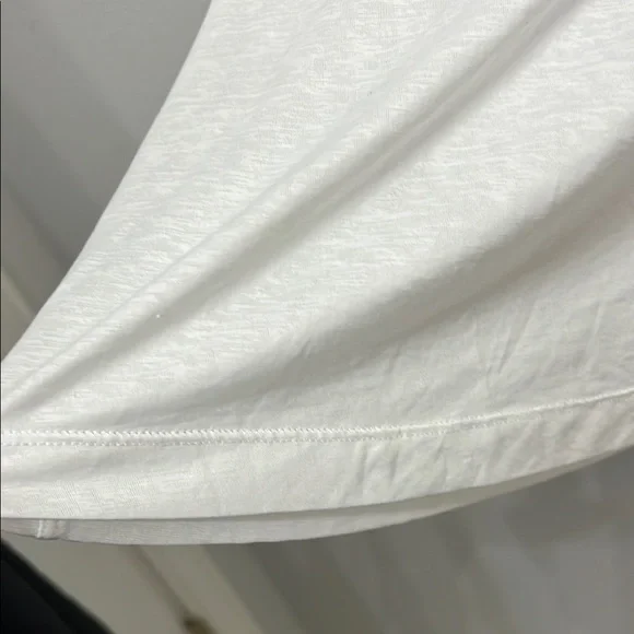 Athleta Women's White Sheer Tank Top - Picture 3 of 4